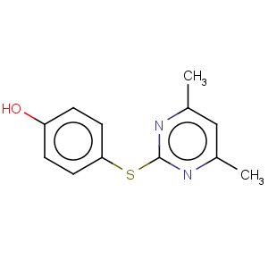 CAS No:107718-34-3 Phenol,4-[(4,6-dimethyl-2-pyrimidinyl)thio]-