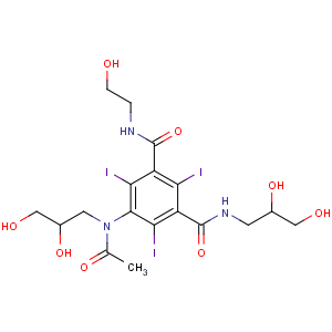 CAS No:107793-72-6 5-[acetyl(2,3-dihydroxypropyl)amino]-3-N-(2,<br />3-dihydroxypropyl)-1-N-(2-hydroxyethyl)-2,4,6-triiodobenzene-1,<br />3-dicarboxamide