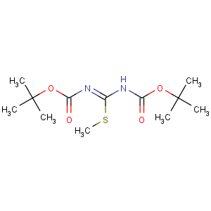 CAS No:107819-90-9 Carbamic acid,N-[[[(1,1-dimethylethoxy)carbonyl]amino](methylthio)methylene]-,1,1-dimethylethyl ester
