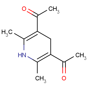 CAS No:1079-95-4 Ethanone,1,1'-(1,4-dihydro-2,6-dimethyl-3,5-pyridinediyl)bis-
