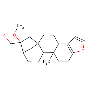 CAS No:108214-28-4 5a,8-Methano-5aH-cyclohepta[5,6]naphtho[2,1-b]furan-7-methanol,3b,4,5,6,7,8,9,10,10a,10b,11,12-dodecahydro-7-methoxy-10b-methyl-,(3bS,5aS,7R,8R,10aR,10bS)-