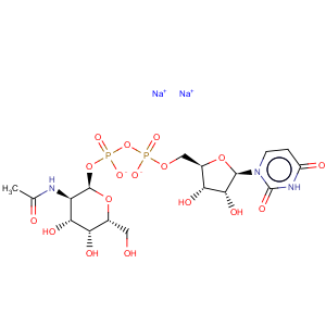 CAS No:108320-87-2 Uridine 5'-(trihydrogendiphosphate), P'-[2-(acetylamino)-2-deoxy-a-D-galactopyranosyl] ester, disodium salt (9CI)