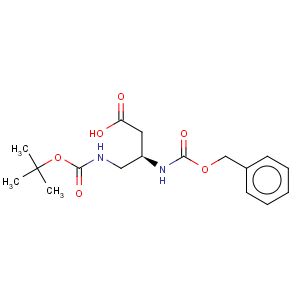 CAS No:108919-51-3 Butanoicacid,4-[[(1,1-dimethylethoxy)carbonyl]amino]-3-[[(phenylmethoxy)carbonyl]amino]-,(R)- (9CI)