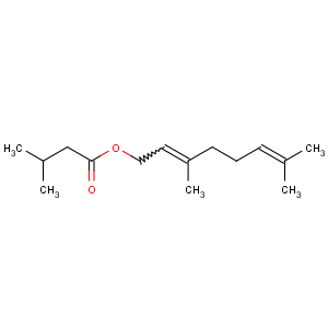 CAS No:109-20-6 3,7-dimethylocta-2,6-dienyl 3-methylbutanoate