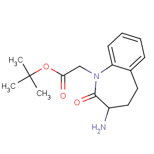 CAS No:109010-60-8 tert-butyl<br />2-[(3S)-3-amino-2-oxo-4,5-dihydro-3H-1-benzazepin-1-yl]acetate