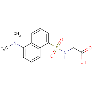 CAS No:1091-85-6 2-[[5-(dimethylamino)naphthalen-1-yl]sulfonylamino]acetic acid