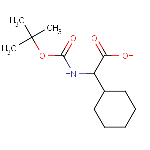 CAS No:109183-71-3 (2S)-2-cyclohexyl-2-[(2-methylpropan-2-yl)oxycarbonylamino]acetic acid