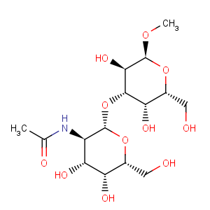 CAS No:109303-71-1 a-D-Galactopyranoside, methyl3-O-[2-(acetylamino)-2-deoxy-b-D-galactopyranosyl]-