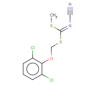 CAS No:109349-02-2 Carbonimidodithioicacid, cyano-, (2,6-dichlorophenoxy)methyl methyl ester (9CI)