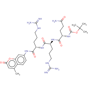 CAS No:109376-05-8 L-Argininamide,N2-[(1,1-dimethylethoxy)carbonyl]-L-glutaminyl-L-arginyl-N-(4-methyl-2-oxo-2H-1-benzopyran-7-yl)-