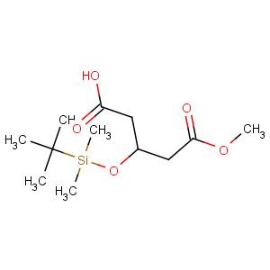 CAS No:109744-49-2 (3R)-3-[tert-butyl(dimethyl)silyl]oxy-5-methoxy-5-oxopentanoic acid