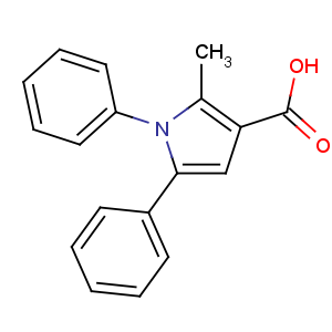 CAS No:109812-64-8 2-methyl-1,5-diphenylpyrrole-3-carboxylic acid