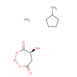 CAS No:109837-67-4 Platinum,ammine(cyclopentanamine)[hydroxybutanedioato(2-)-kO1,kO4]- (9CI)