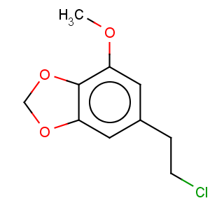 CAS No:109856-89-5 1,3-Benzodioxole,6-(2-chloroethyl)-4-methoxy-