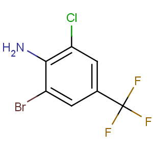 CAS No:109919-26-8 2-bromo-6-chloro-4-(trifluoromethyl)aniline