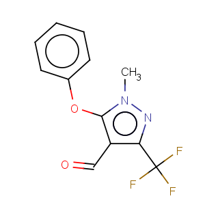 CAS No:109925-42-0 1H-Pyrazole-4-carboxaldehyde,1-methyl-5-phenoxy-3-(trifluoromethyl)-