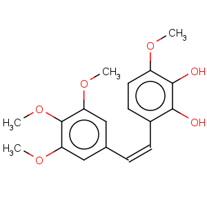 CAS No:109971-63-3 1,2-Benzenediol,3-methoxy-6-[(1Z)-2-(3,4,5-trimethoxyphenyl)ethenyl]-