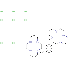 CAS No:110078-44-9 1,1'-[1,3-phenylenebis-(methylene)]-bis-(1,4,8,11-tetraazacyclotetradecane) octahydrochloride