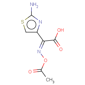 CAS No:110130-88-6 4-Thiazoleacetic acid, a-[(acetyloxy)imino]-2-amino-, (aZ)-