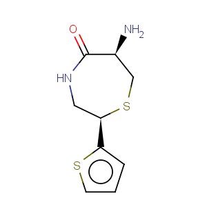 CAS No:110221-27-7 1,4-Thiazepin-5(2H)-one,6-aminotetrahydro-2-(2-thienyl)-, (2R-cis)- (9CI)