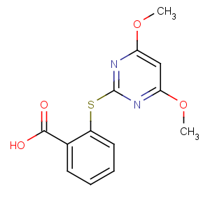 CAS No:110284-79-2 2-(4,6-dimethoxypyrimidin-2-yl)sulfanylbenzoic acid