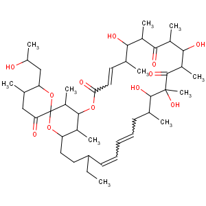 CAS No:11050-94-5 Spiro[2,26-dioxabicyclo[23.3.1]nonacosa-4,18,20-triene-27,2'-[2H]pyran]-3,3',9,13(4'H)-tetrone,22-ethyl-5',6'-dihydro-7,11,14,15-tetrahydroxy-6'-[(2R)-2-hydroxypropyl]-5',6,8,10,12,14,16,28,29-nonamethyl-,(1R,2'S,4E,5'S,6S,6'S,7R,8S,10R,11R,12S,14R,15S,16R,18E,20E,22R,25S,28S,29R)-