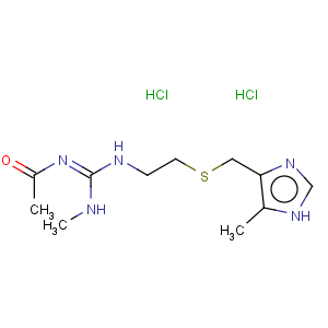 CAS No:110592-19-3 Acetamide,N-[[[2-[[(4-methyl-1H-imidazol-5-yl)methyl]thio]ethyl]amino](methylimino)methyl]-