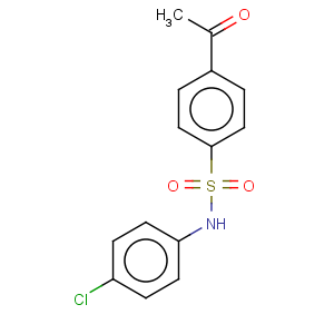 CAS No:110820-15-0 Benzenesulfonamide,4-acetyl-N-(4-chlorophenyl)-