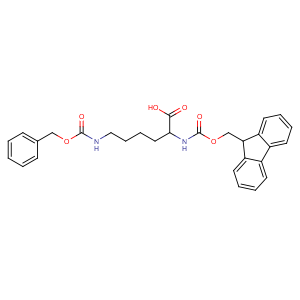 CAS No:110990-07-3 (2R)-2-(9H-fluoren-9-ylmethoxycarbonylamino)-6-<br />(phenylmethoxycarbonylamino)hexanoic acid