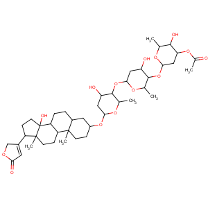 CAS No:1111-39-3 Card-20(22)-enolide,3-[(O-3-O-acetyl-2,6-dideoxy-b-D-ribo-hexopyranosyl-(1®