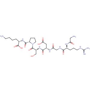 CAS No:111119-28-9 L-Lysine,glycyl-L-arginylglycyl-L-a-aspartyl-L-seryl-L-prolyl-