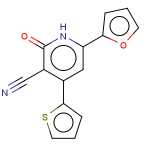 CAS No:111121-81-4 3-Pyridinecarbonitrile,6-(2-furanyl)-1,2-dihydro-2-oxo-4-(2-thienyl)-