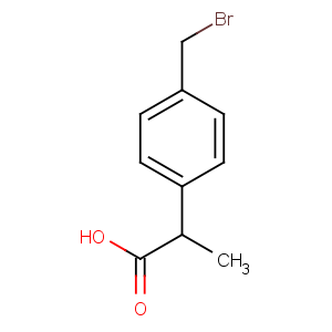CAS No:111128-12-2 2-[4-(bromomethyl)phenyl]propanoic acid