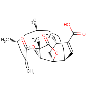 CAS No:111367-04-5 3,5-Ethano-2H-furo[2,3-o][2]benzoxacycloundecin-13-carboxylicacid,3,3a,5,6,7,8,9,10,11,11a,14,15-dodecahydro-3,6,8,14-tetramethyl-16-methylene-2,17-dioxo-,(3S,3aS,5S,6S,8S,11aR,14R,15aR)-