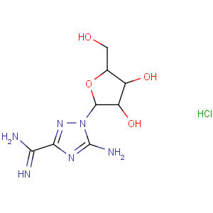 CAS No:111379-66-9 1H-1,2,4-Triazole-3-carboximidamide,5-amino-1-b-D-ribofuranosyl-,monohydrochloride (9CI)