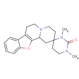 CAS No:111466-41-2 Spiro[2H-benzofuro[2,3-a]quinolizine-2,4'(1'H)-pyrimidin]-2'(3'H)-one,1,3,4,5',6,6',7,12b-octahydro-1',3'-dimethyl-, (2S,12bS)-