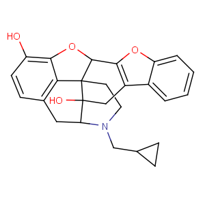 CAS No:111555-58-9 4,8-Methano-8aH-bisbenzofuro[3,2-e:2',3'-g]isoquinoline-1,8a-diol,7-(cyclopropylmethyl)-5,6,7,8,9,14b-hexahydro-, (4bS,8R,8aS,14bR)-