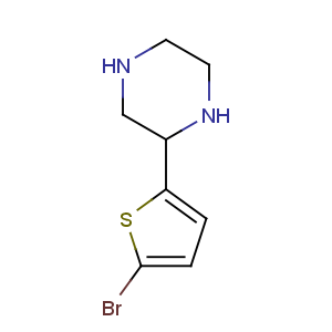 CAS No:111760-29-3 2-(5-bromothiophen-2-yl)piperazine