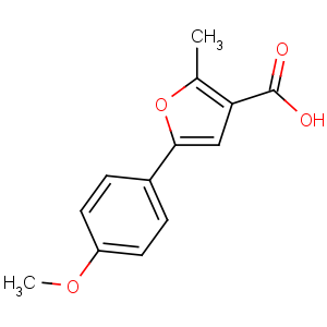 CAS No:111787-87-2 5-(4-methoxyphenyl)-2-methylfuran-3-carboxylic acid