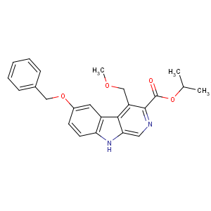 CAS No:111841-85-1 propan-2-yl<br />4-(methoxymethyl)-6-phenylmethoxy-9H-pyrido[3,4-b]indole-3-carboxylate