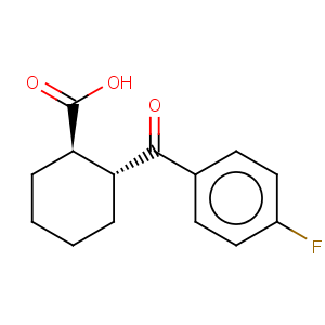 CAS No:111857-42-2 Cyclohexanecarboxylicacid, 2-(4-fluorobenzoyl)-, (1R,2R)-rel-
