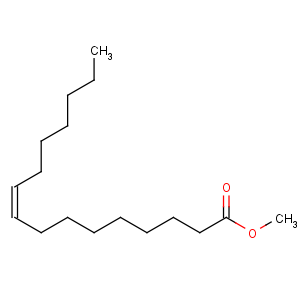 CAS No:1120-25-8 9-Hexadecenoic acid,methyl ester, (9Z)-Methyl cis-hexadec-9-enoate Methyl (Z)-9-hexadecenoate Palmitoleic acid methyl ester (6CI) Methyl Z-9-hexadecanoic acid9-Hexadecenoic acid,methyl ester, (9Z)-Methyl cis-hexadec-9-enoate