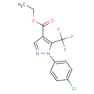 CAS No:112055-36-4 ethyl 1-(4-chlorophenyl)-5-(trifluoromethyl)pyrazole-4-carboxylate