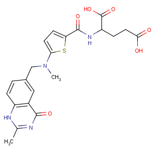 CAS No:112887-68-0 (2S)-2-[[5-[methyl-[(2-methyl-4-oxo-1H-quinazolin-6-yl)methyl]amino]<br />thiophene-2-carbonyl]amino]pentanedioic acid