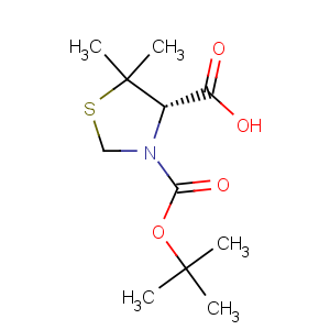 CAS No:112898-19-8 3,4-Thiazolidinedicarboxylicacid, 5,5-dimethyl-, 3-(1,1-dimethylethyl) ester, (4S)-