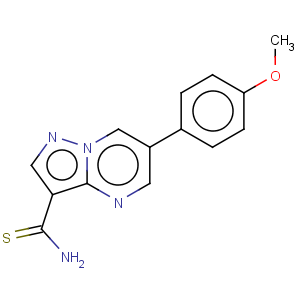 CAS No:1131604-91-5 Pyrazolo[1,5-a]pyrimidine-3-carbothioamide,6-(4-methoxyphenyl)-