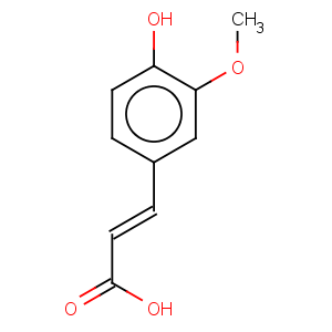 CAS No:1135-24-6 4-Hydroxy-3-methoxycinnamic acid