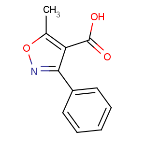 CAS No:1136-45-4 5-methyl-3-phenyl-1,2-oxazole-4-carboxylic acid