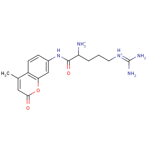 CAS No:113712-08-6 Pentanamide,2-amino-5-[(aminoiminomethyl)amino]-N-(4-methyl-2-oxo-2H-1-benzopyran-7-yl)-,dihydrochloride, (S)- (9CI)
