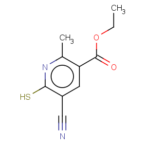 CAS No:113858-90-5 3-Pyridinecarboxylicacid, 5-cyano-1,6-dihydro-2-methyl-6-thioxo-, ethyl ester